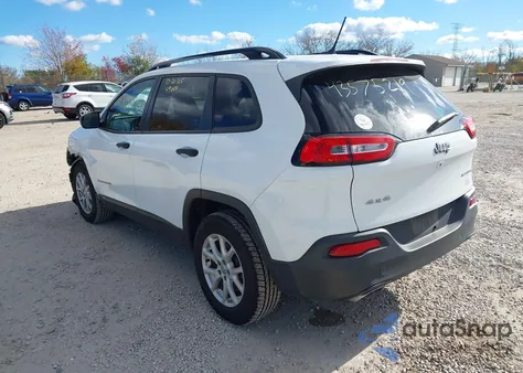 2017 Jeep Cherokee Sport 4X4 from USA, damaged, VIN 1C4PJMAS6HW622744